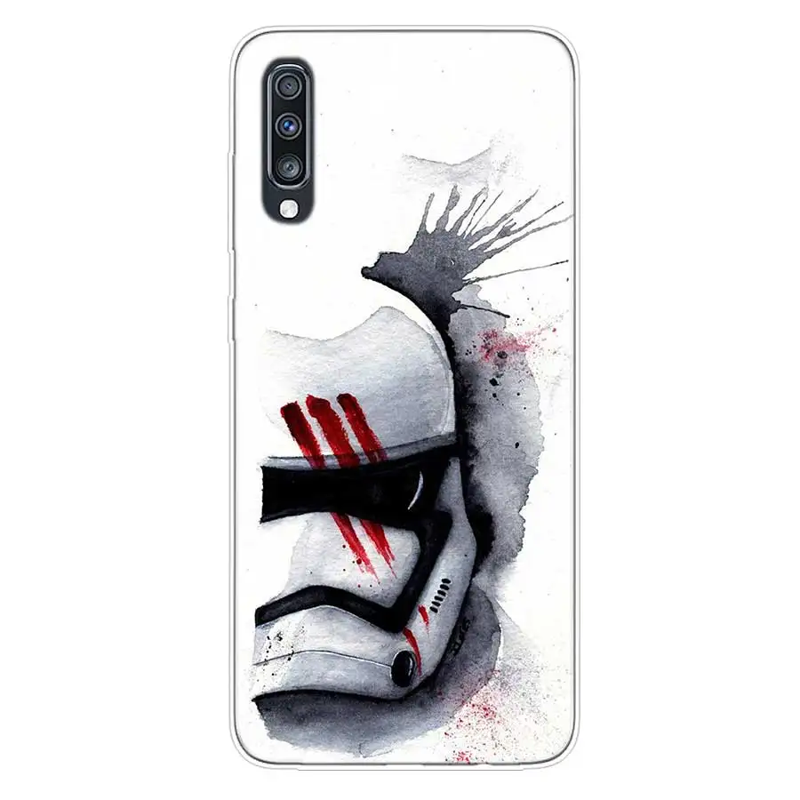 С принтом Звездные войны акварелью моды мягкий бампер чехол для телефона