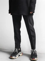mens suit pants straight leg pants spring and autumn new korean fashion classic simple casual versatile loose large pants
