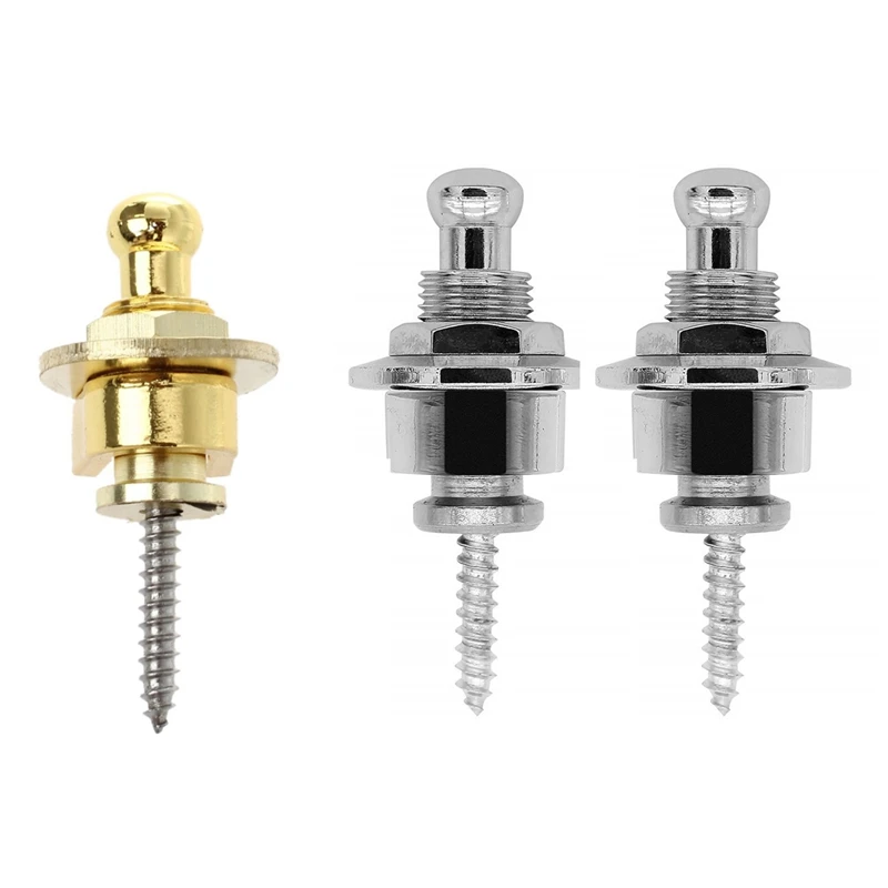 

Винтовой фиксатор для ремня безопасности золотого цвета с быстроразъемным фиксатором для ремня, никелевая система фиксации ремня (комплек...