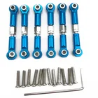 Регулируемый металлический Тяговый стержень, 6 шт., передняязадняя сервопривод для Wltoys A949 A959 A969 A979 K929 RC, запасные части для обновления автомобиля