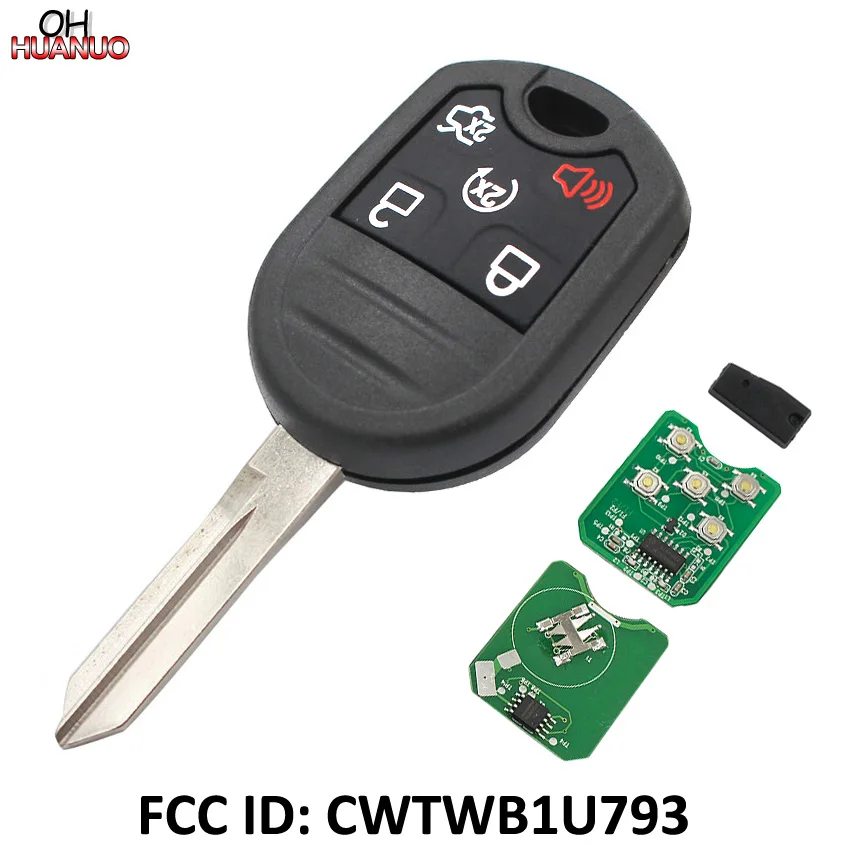 Дистанционный брелок с 5 кнопками для Ford Explorer Windstar 315/433 МГц чипом 4D63 80bit FCC: CWTWB1U793 |