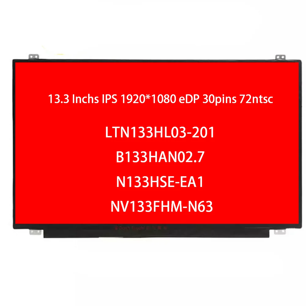Диагональ 13 3 дюйма экран для ноутбука eDP 30-контактный IPS-экран 1920*1080 ЖК-матричный