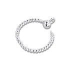 100% Стерлинговое Серебро 925 пробы ювелирные изделия моменты среднего бисера о кулон для ожерелья браслеты Бесплатная доставка