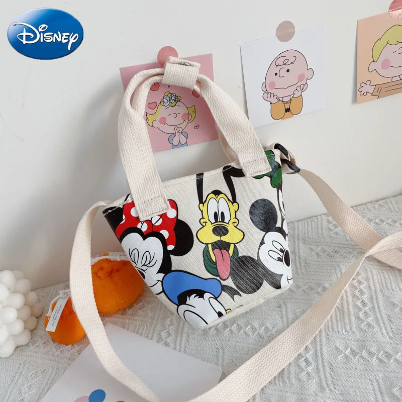 Дисней Холст Сумка Микки Минни мультфильм милый Дональд Дак печать модный тренд