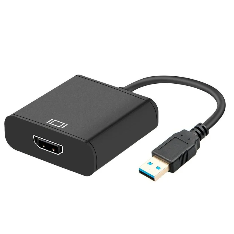 

High Definition HD Portable Size USB 3.0 To HDMI Converter Audio Video Adaptor Converter Cable For Windows 7/8/10 PC 1080P