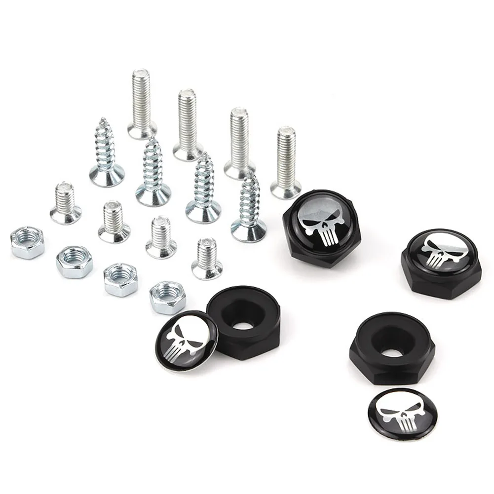 4 шт. универсальные автомобильные винтовые колпачки для номерного знака