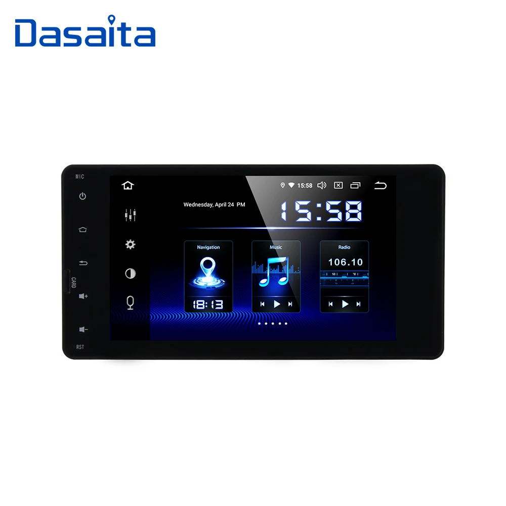 Автомагнитола Dasaita 7 &quot Android 10 GPS для Mitsubishi Outlander Lancer X ASX 2014 2015 с восьмиядерным