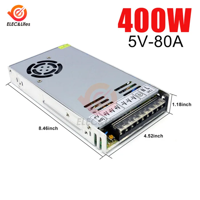 DC 5V 300W 350W 400W импульсный источник питания transformer трансформатор питания 110V 220V AC