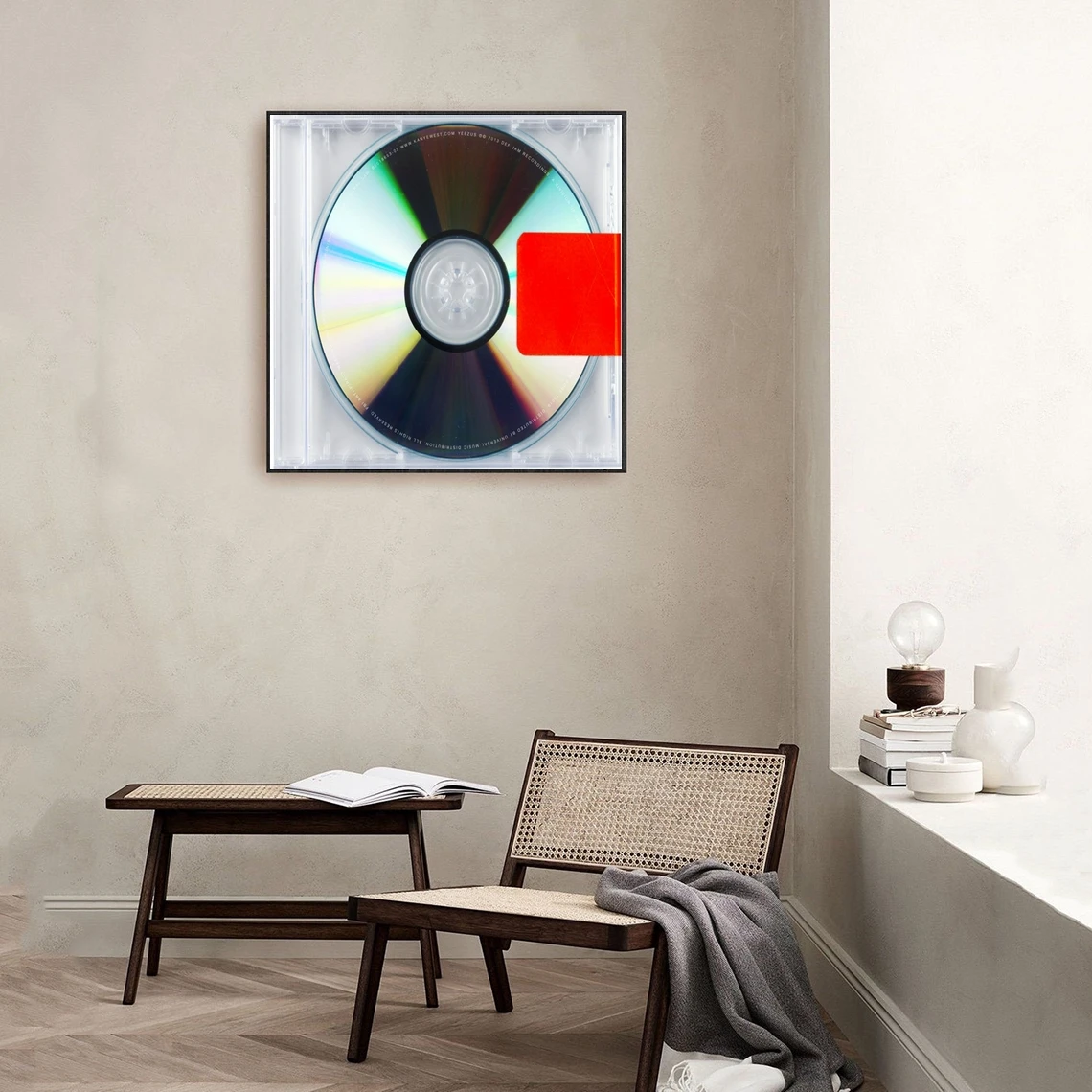 Kanye West Yeezus Обложка музыкального альбома Холст Плакат Домашняя настенная живопись