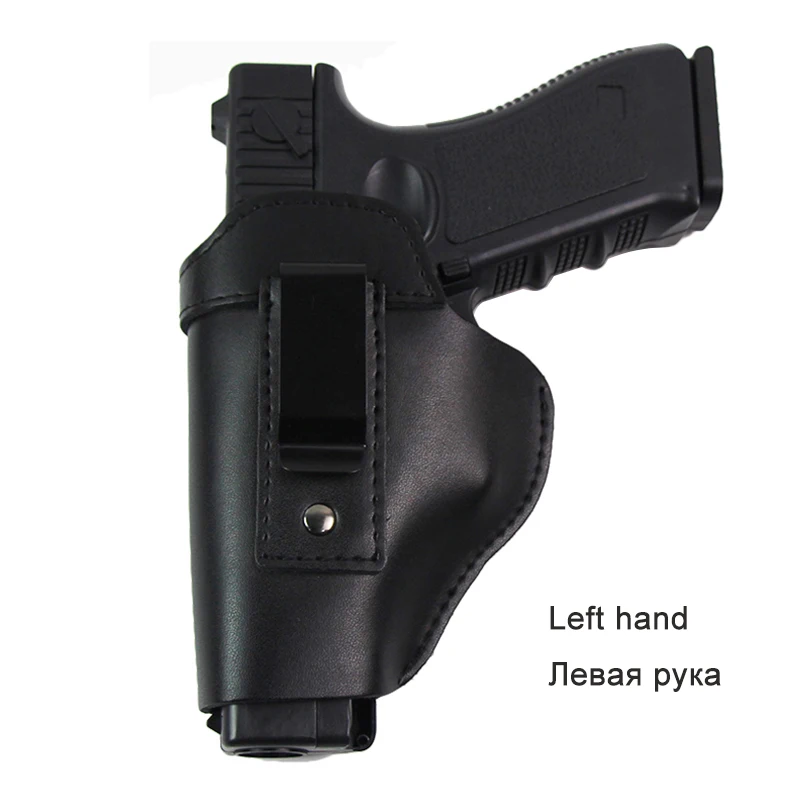 Кобура Для Пистолетов Glock кожаный чехол-Кобура 17 19 22 26 Beretta M92 Sig Sauer P226 cz75 | Спорт и