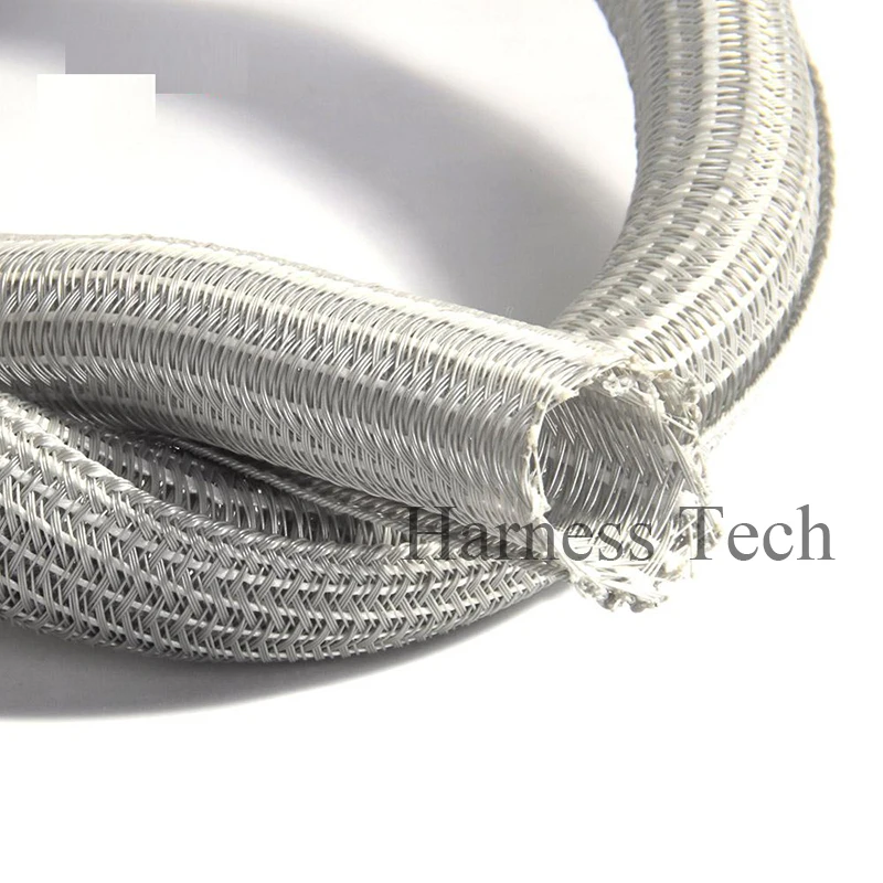 3/8 дюйма ID:9 мм плетеная кабельная обмотка самозакрывающаяся