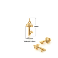 fashion ladies pendant fashion jewelry gold filled 3d mushroom strap jewelry diy jewelry making supplies accessories