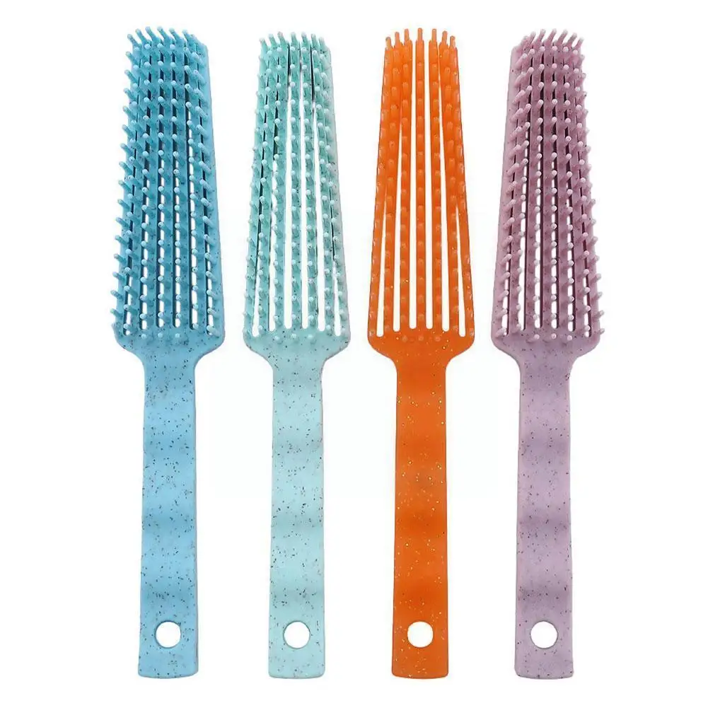 

1pc Hair Brush Wheat Straw Anti Static Scalp Massage Salon Comb Hair Hairdressing Hairdressing Comb Brush Styling S7t5