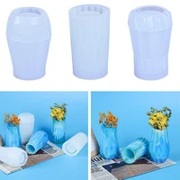 diy crafts epoxy resin vase silicone mold for home decoration candle pen holder mould crafts making tools