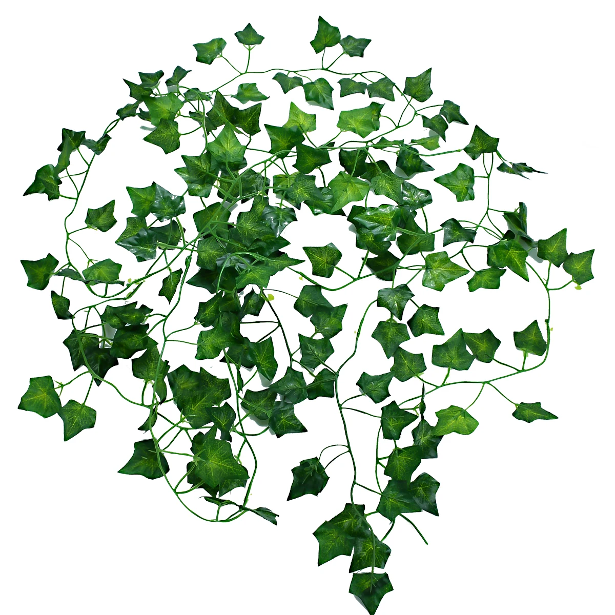 Искусственные растения листья плюща зеленые искусственные из ротанга сделай сам