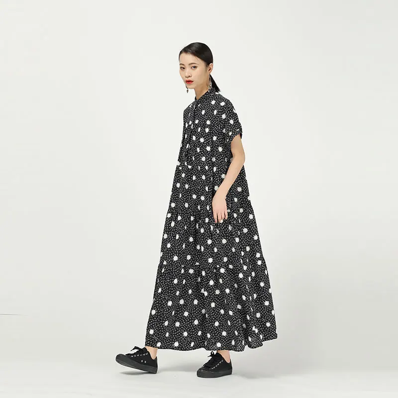 XITAO Pot Plus Size Dress Fashion New Women Elegant 2020 Spring Goddess Fan Casual Style Loose Pullover XJ4526 | Женская одежда