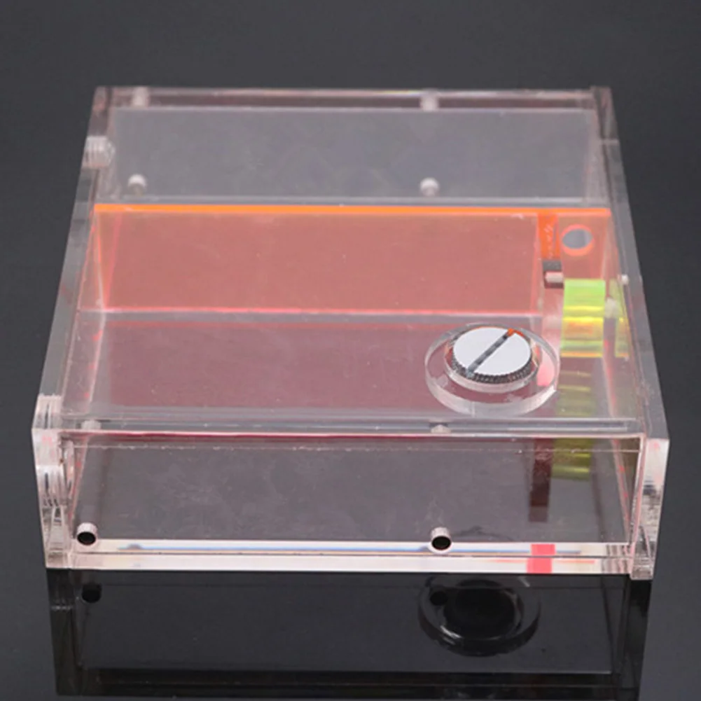 Жидкий прямоугольный настольный компьютер акриловый резервуар один привод для