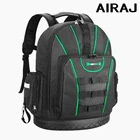 Многофункциональная сумка для инструментов AIRAJ, сумка для инструментов 16 дюймов18 дюймов, вместительная сумка электрика, сумка для хранения нескольких инструментов