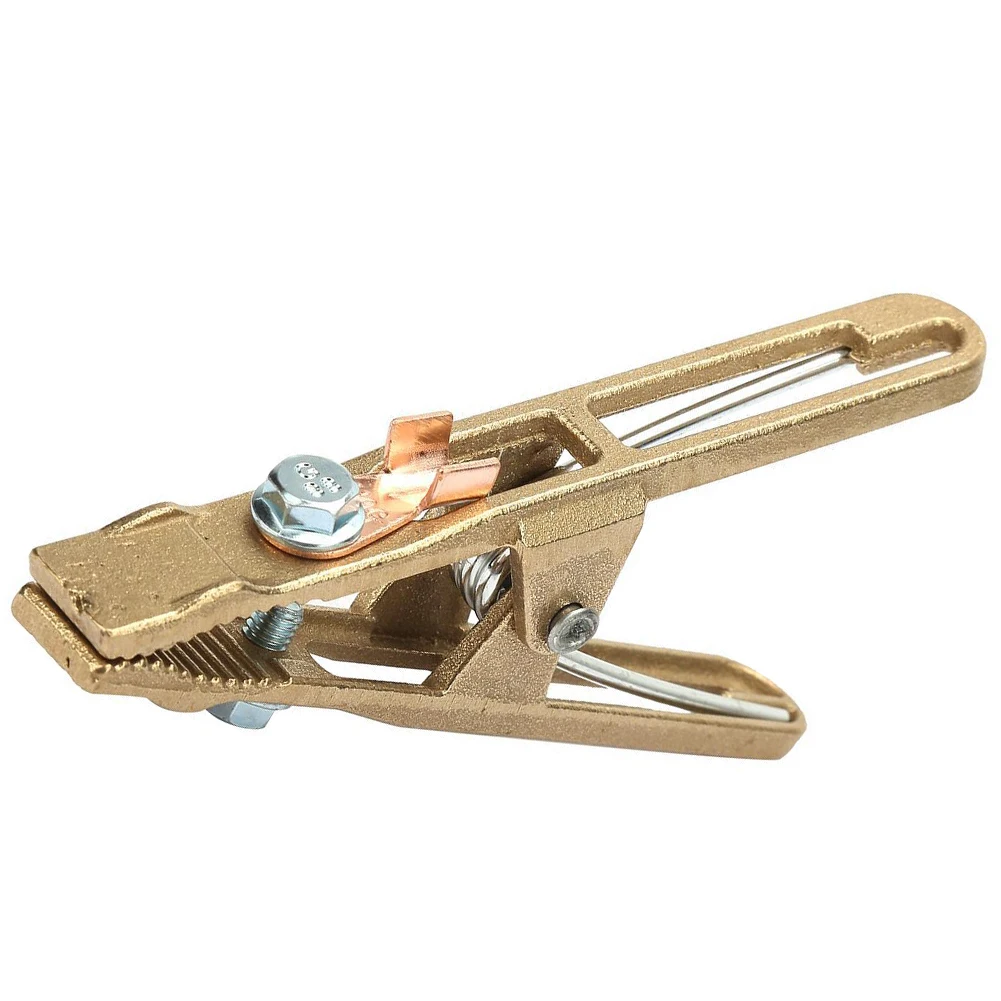 

Welding Earth Clamp Brass A-Shape Ground Cable Copper Grip Clip Welder Machine Accessories Welding Magnets Ground Clamp Holder