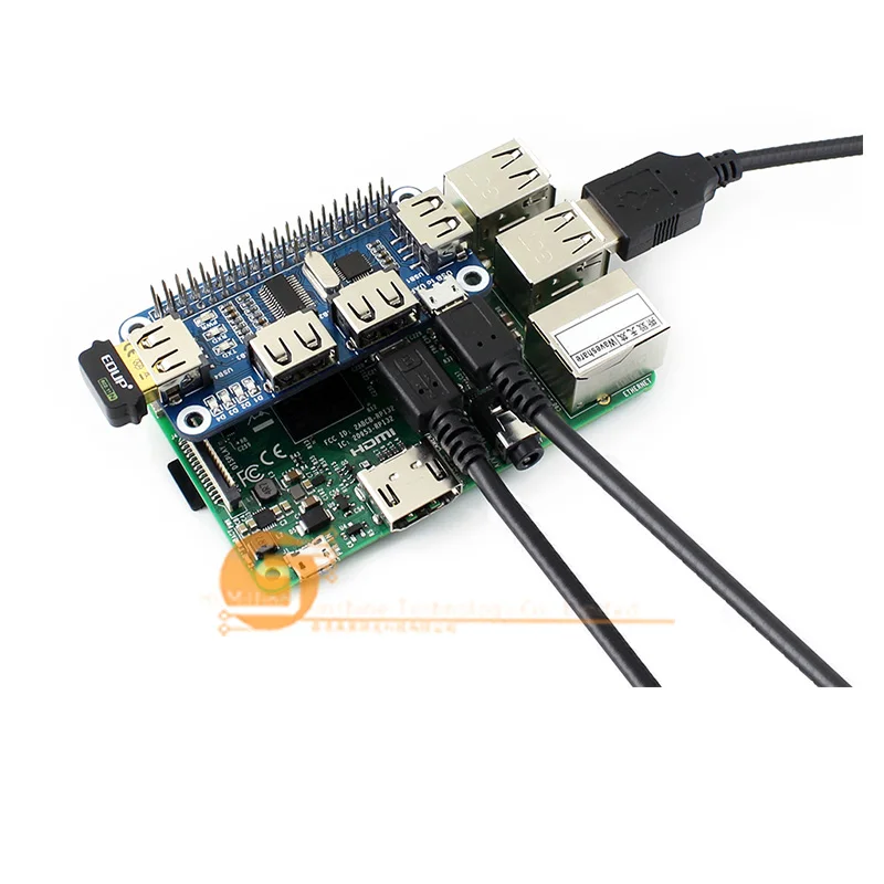 Плата расширения Raspberry Pi 3 / 2 Zero W USB-UART для последовательной отладки совместимая с