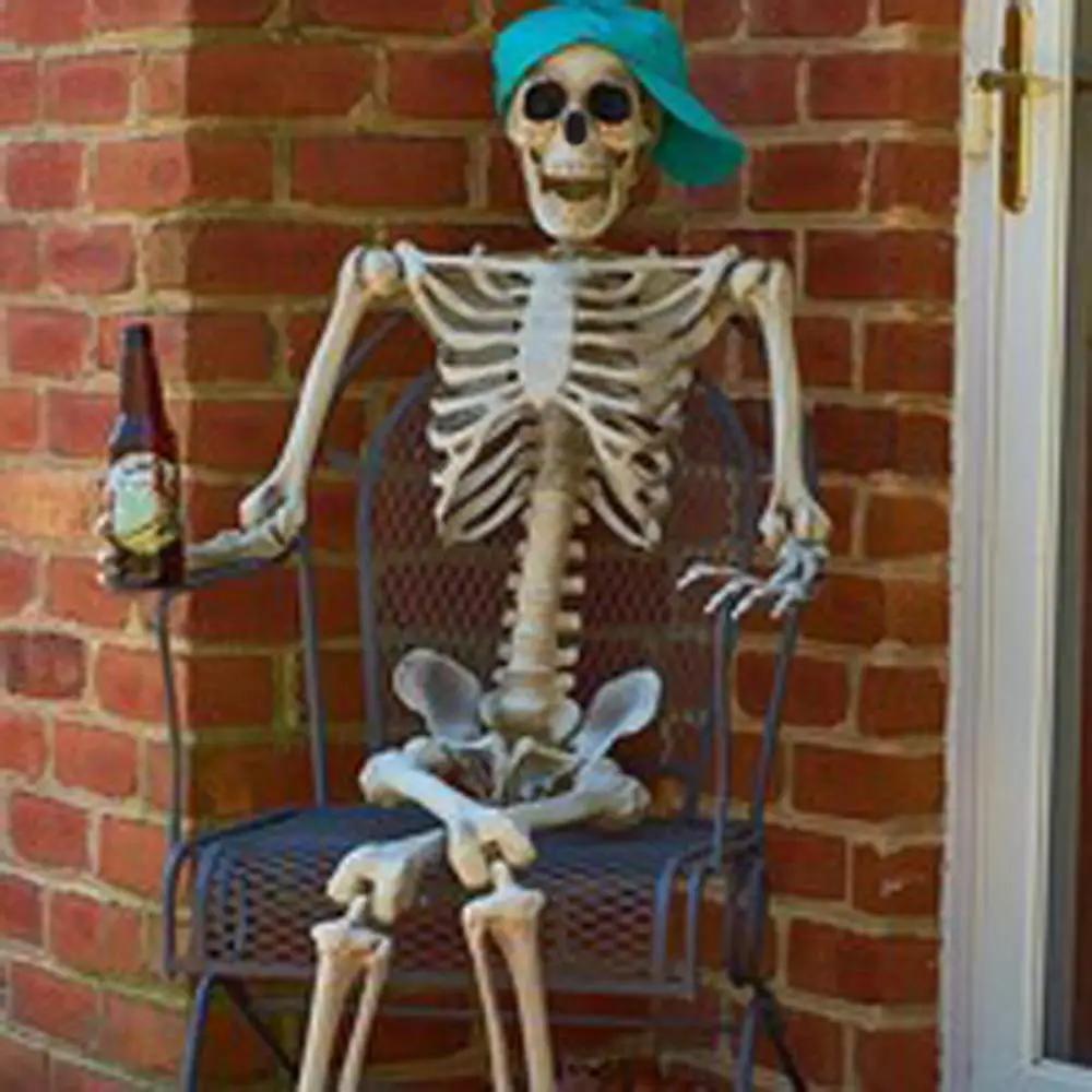 Шарнирное украшение в виде скелета для вечерние НКИ на Хэллоуин искусственное