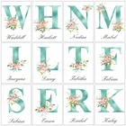 Алмазная 5d картина Huacan сделай сам, Набор для вышивки крестиком с буквами алфавита, мозаика с текстом и цветами