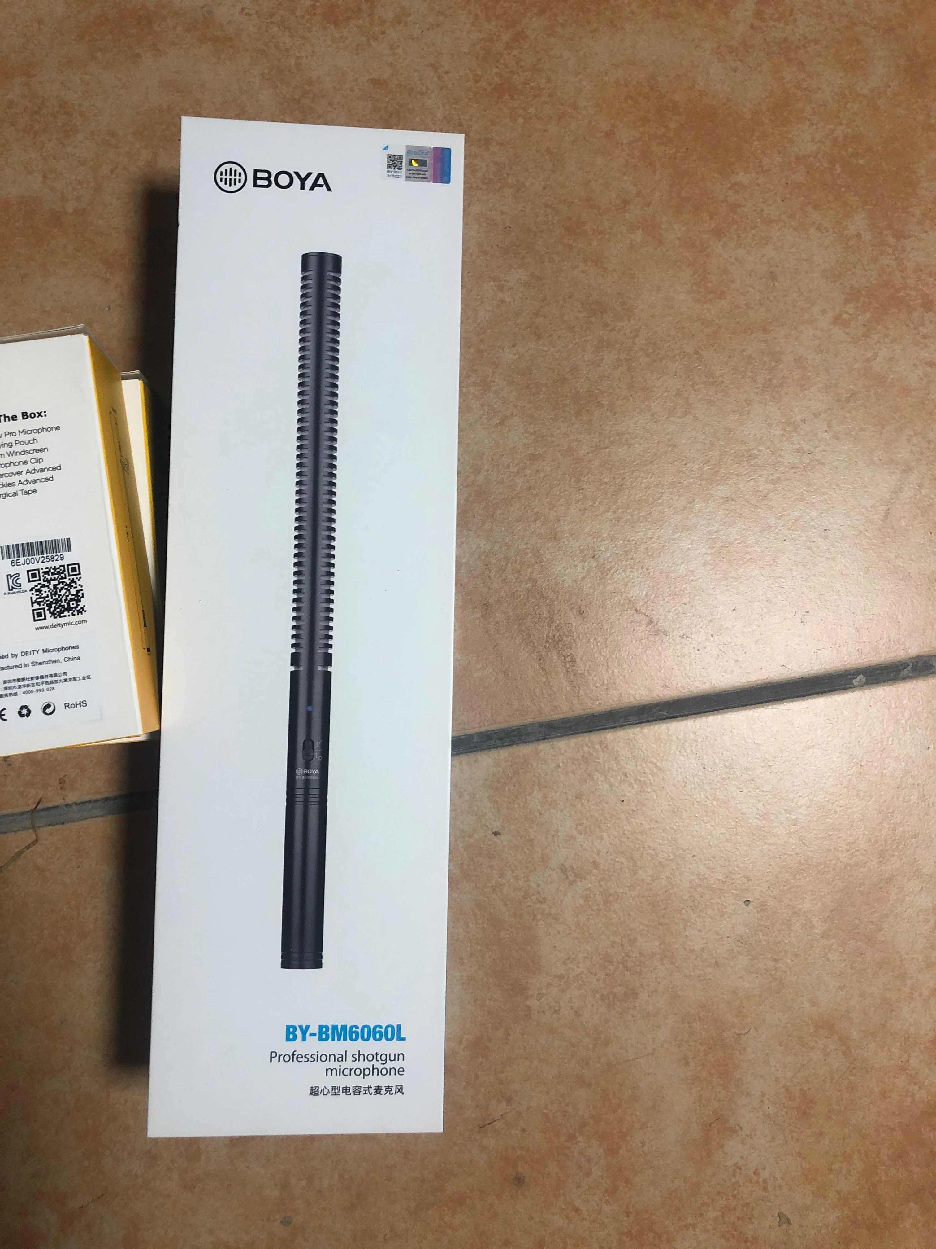 BOYA BY-BM6060L профессиональный конденсаторный микрофон 3-контактный XLR Сделано в