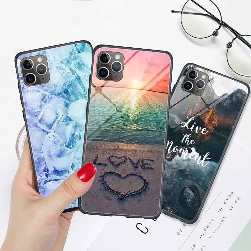 Глянцевый твердый пластиковый чехол для iPhone 11 PRO MAX XS X 7 Plus 8 6 6S 5 | Мобильные