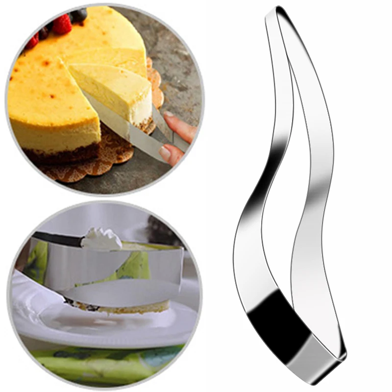

Stainless Steel Cake Pie Slicer Server Cake Cutters Cookie Fondant Dessert Tools Kitchen Gadget Baking Accessories Reposteria