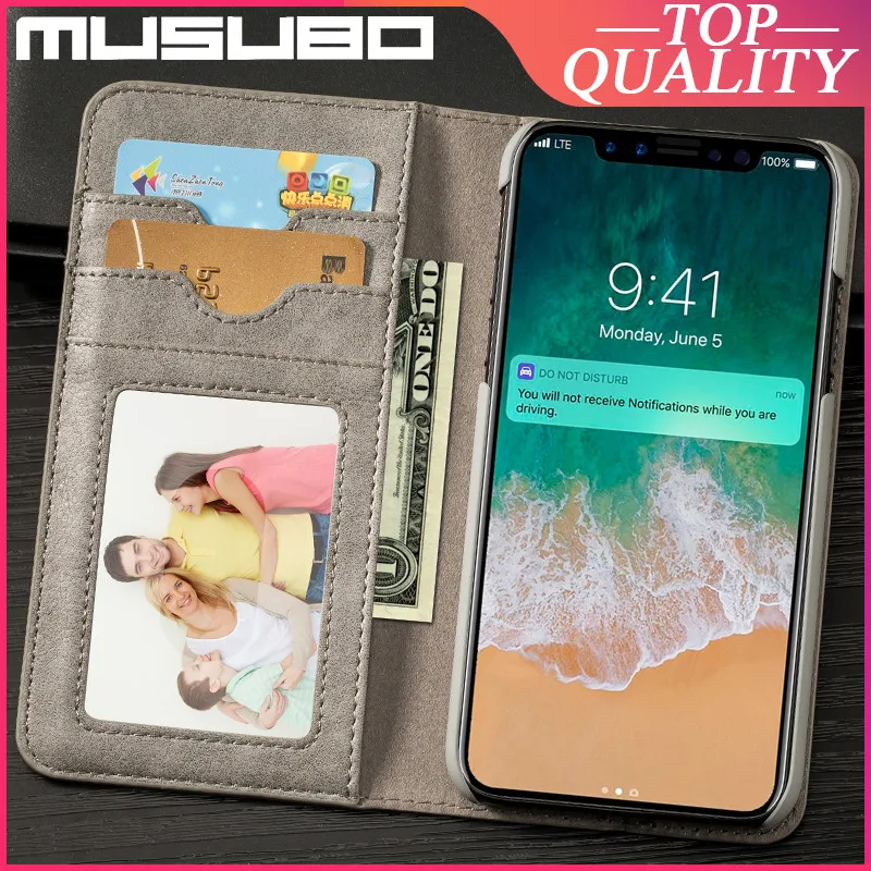 Чехол Musubo из натуральной кожи для iPhone X XR Xs Max 11 Pro 8 7 Plus 6|Бамперы| |