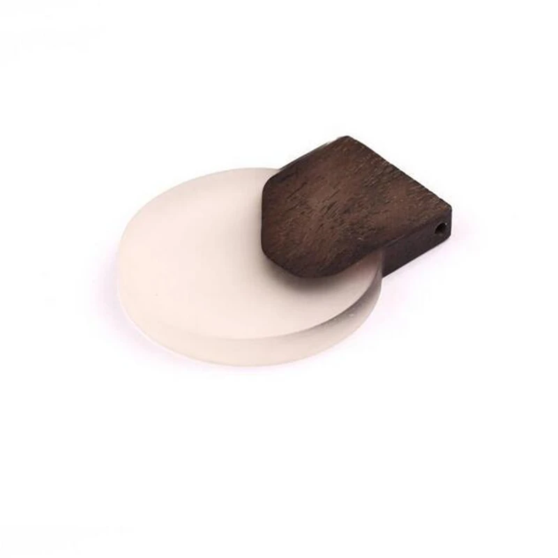 10 шт./партия Новые Креативные смолы натурального дерева круглое очарование