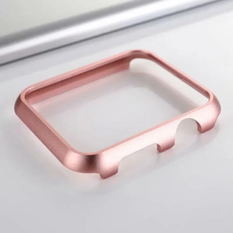 Алюминиевый Чехол для Apple Watch 42 мм 38 40 44 защитный чехол с металлической рамкой iwatch