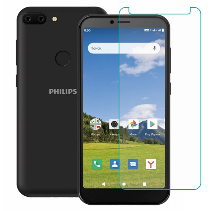 Закаленное стекло для Philips S395 S257 S561 S397 S260 9H 2.5D защитная пленка чехол прозрачная ЖК