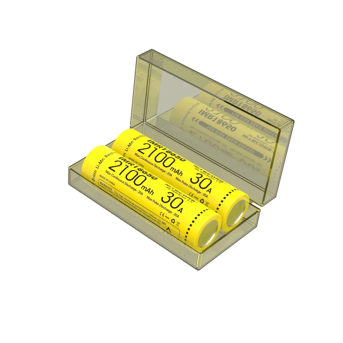 100% Оригинальный Nitecore IMR18650 2100 мА/ч 30 А 3 7 в Li-Ion защищенный перезаряжаемый