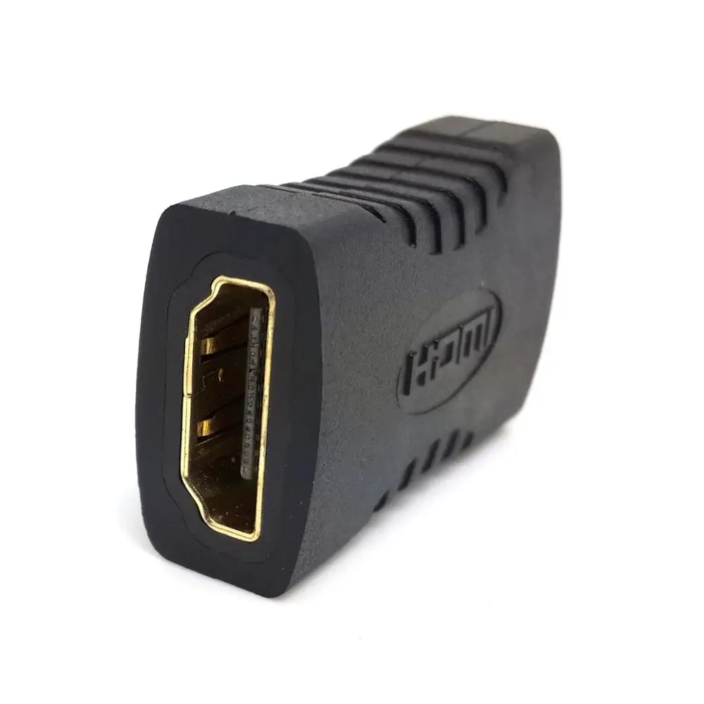 

HDMI-compatible female to female straight-through female HDMI-compatible black