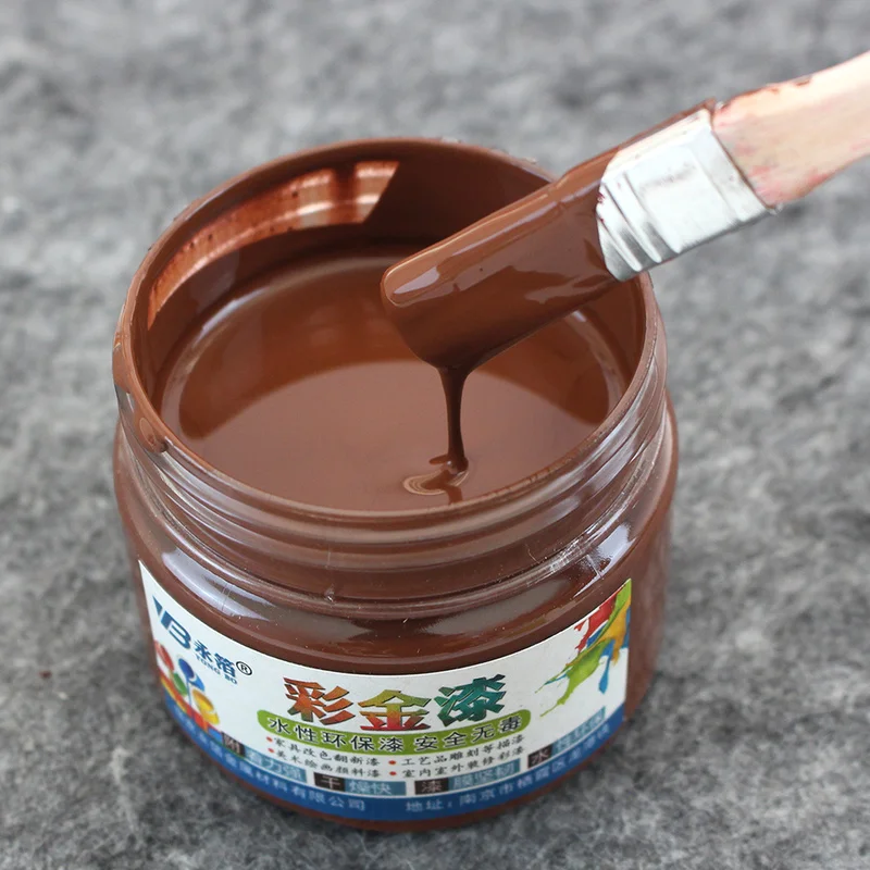 Brown Acrylic Paint Is Water Color Painting Metal Furniture Rust Corrosion Brush for Wood Fabric Wall Crafts | Канцтовары для офиса