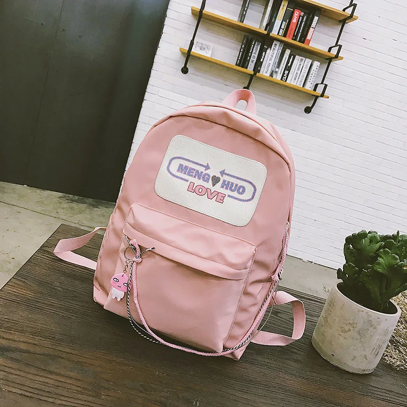 2019 фирменный дизайн значок женский рюкзак модная школьная сумка для девочек