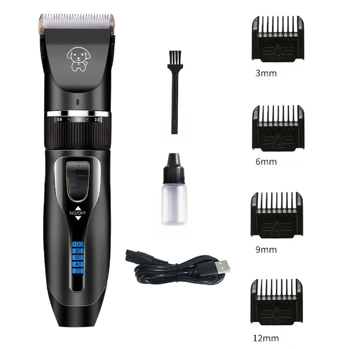 

SIMMY Pet Hair Clippers Haircut Shaver for Cats and Dogs Pet Supplies Rechargeable Pet Shaver