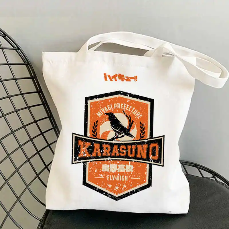 

Haikyuu shopping bag grocery bolsas de tela cotton shopping bolso recycle bag bag fabric bolsas ecologicas reciclaje sac tissu