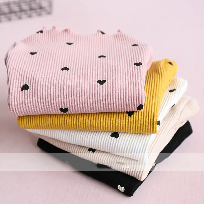 

Girl Love Pattern Printing Long-sleeved Bottoming Shirt Birthday Tshirt Women Birthday Fall Boutique Outfits Baby Fashion Clothe