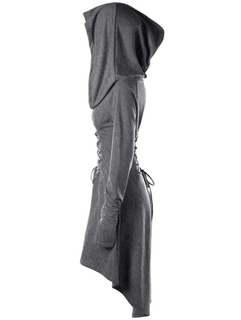 Lady Hooded Dress Halloween Costume For Women Hunter Archer Middle Ages Renaissance Ancient Vintage Party Christian Suit | Тематическая