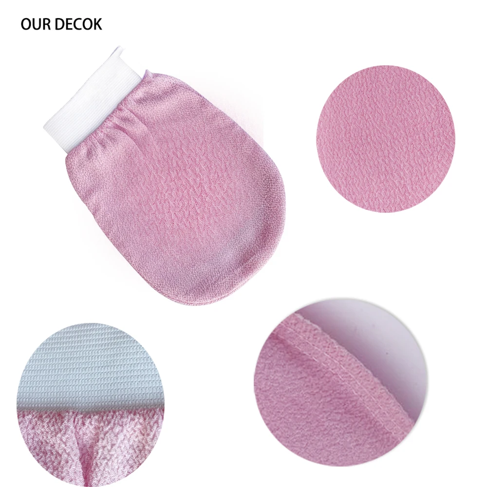 1 шт. отшелушивающая Двусторонняя перчатка для душа и спа 5 цветов | Дом сад