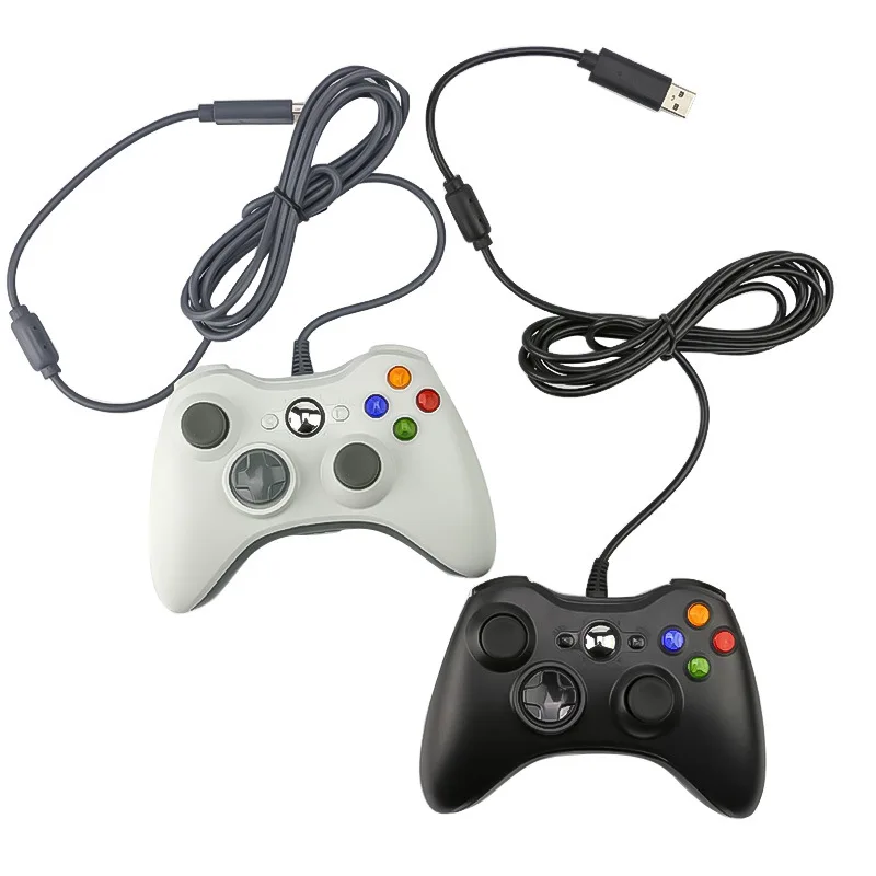 

Проводной USB геймпад для Xbox 360, контроллер, джойстик для официальных ПК Microsoft, контроллер для Windows 7, 8, 10