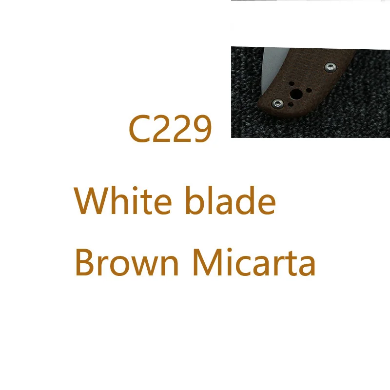 Рукоятка LEMIFSHE Shaman C229 micart/G10 Mark S30v лезвие с шариковым подшипником свяжитесь со мной
