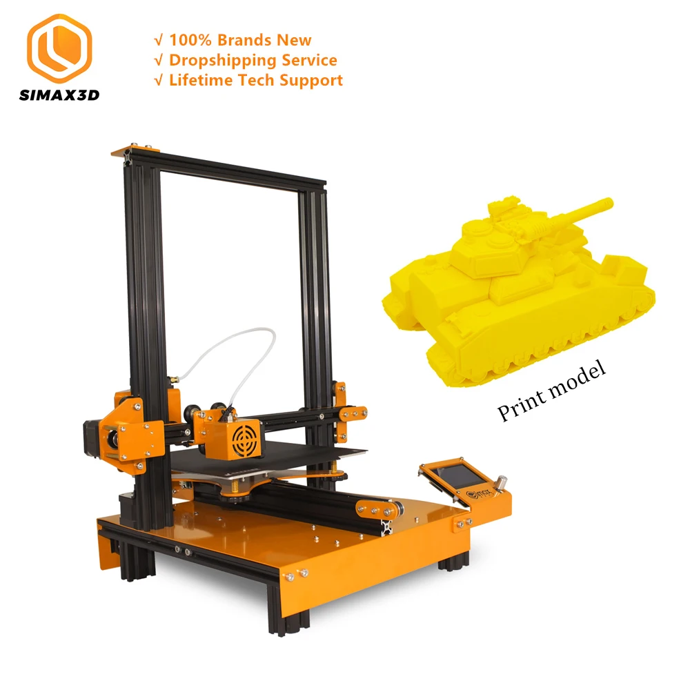 SIMAX Mi M200 3d Printer комплект DIY принтер штрих Экран рамка Высокоточный на платформе