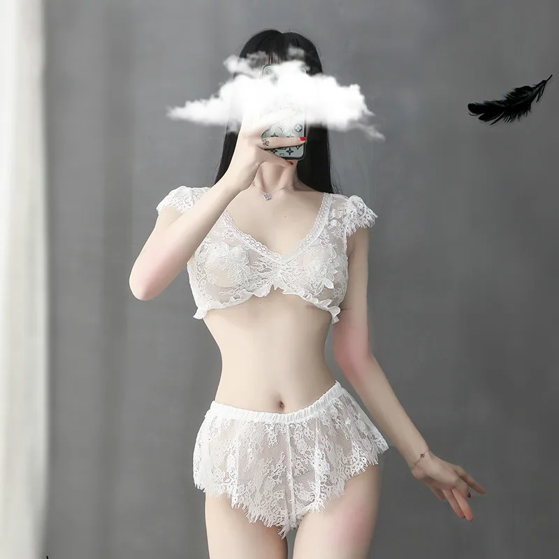 

Womens Sexy Kant See Through Night Clothing Nightgown Erotic Lingerie Babydoll Nightclub Stripper Clothing Sexy Underwear Set