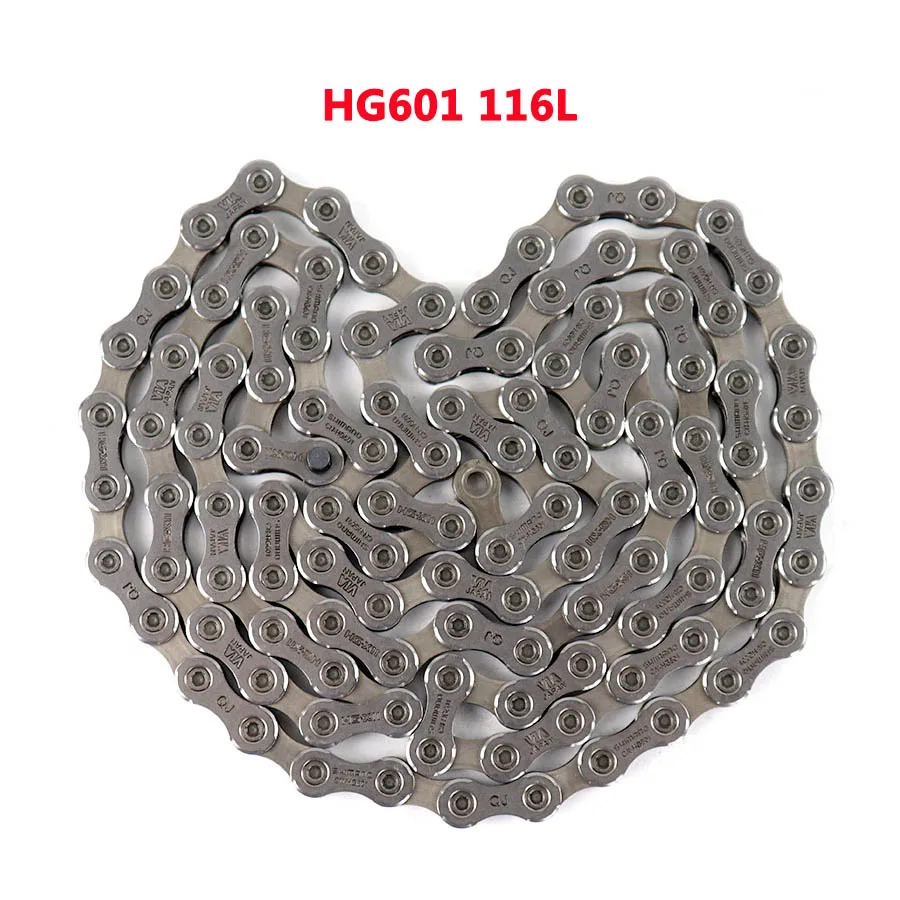 Shimano 105 DEORE SLX HG601 11 скоростная цепь для горного велосипеда, шоссейного велосипеда, компоненты и части 116L 112L 5800 M7000 цепи