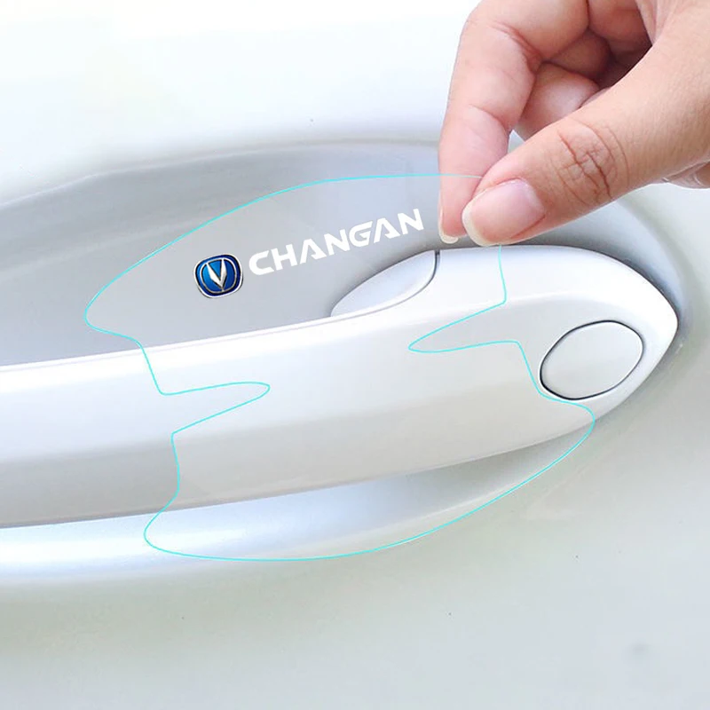 

8Pcs TPU Car door handle stickers protector film For For Changan CS35 CS75 CS85 CS95 CS15 CS55 Car Stickers Car Accessories