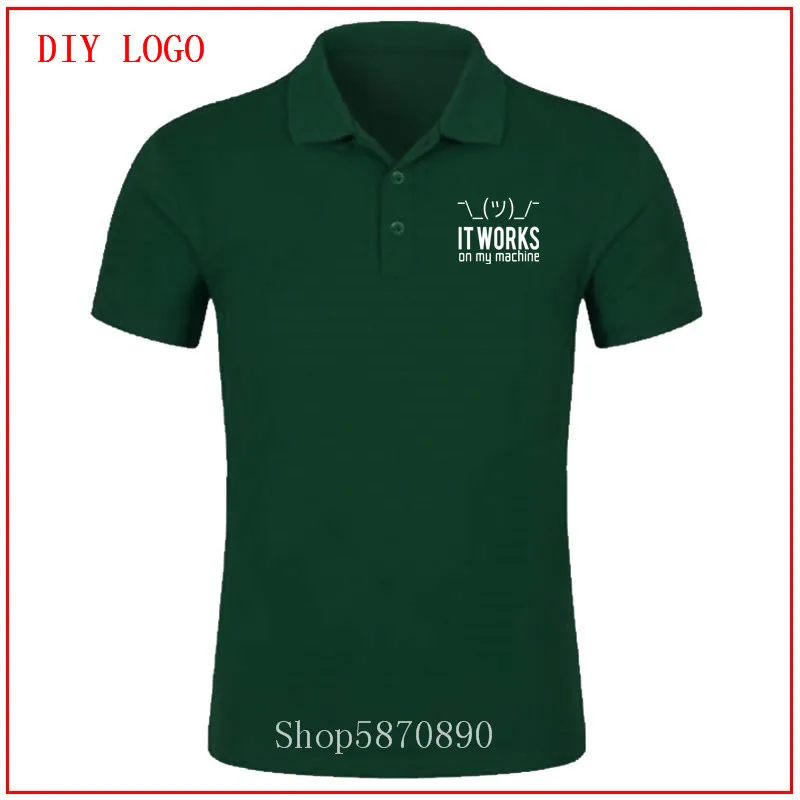 Мужская футболка-поло 2020 программирующая футболка с коротким рукавом | одежда