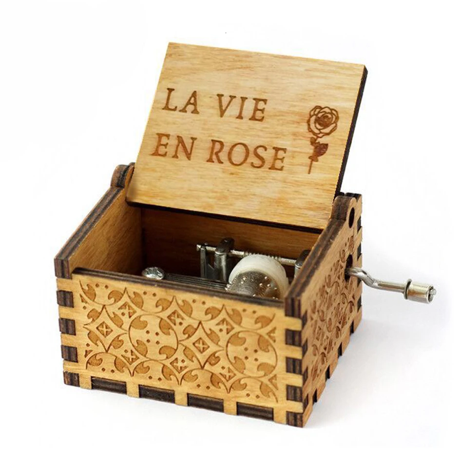 Горячая деревянная рукоятка королева музыкальная шкатулка богемная рапсодия